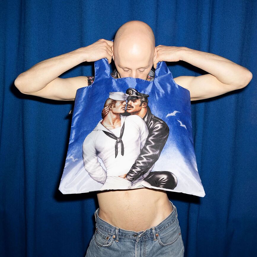 Bolsa reciclada LOQI Museum, diseño Vincent van Gogh Lirios