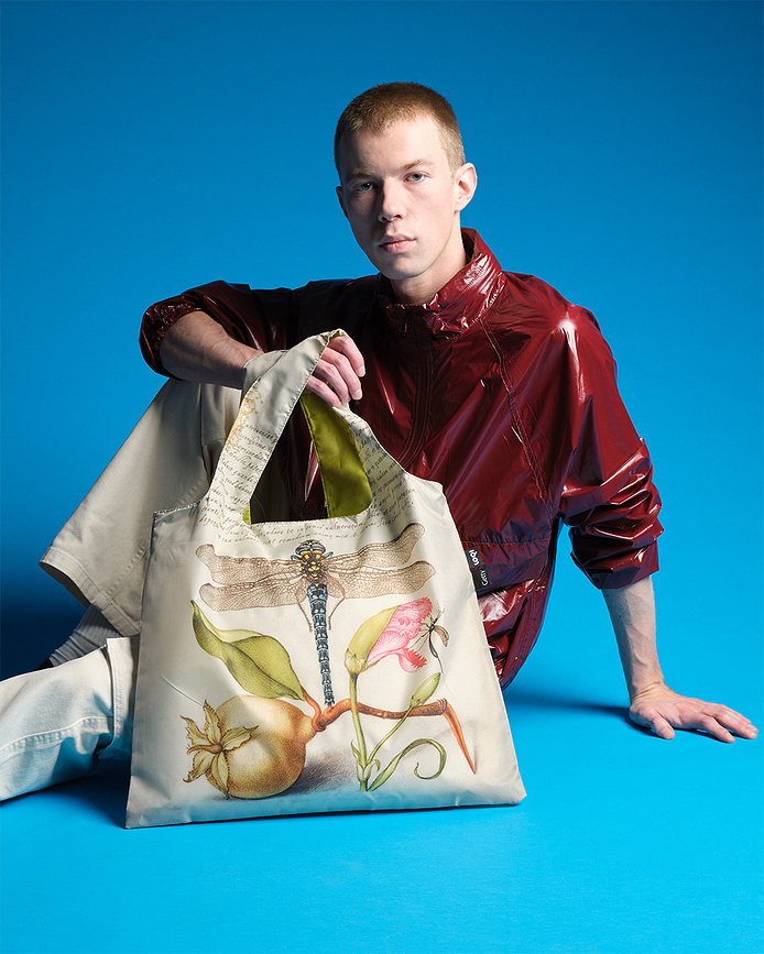 Bolsa reciclada LOQI Museum, diseño Vincent van Gogh Lirios