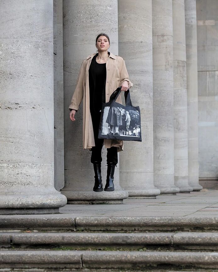 Bolsa reciclada LOQI Museum, diseño Vincent van Gogh Lirios