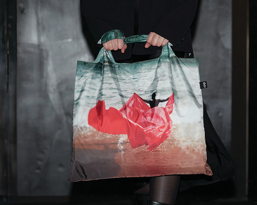 Bolsa reciclada LOQI Museum, diseño Vincent van Gogh Lirios