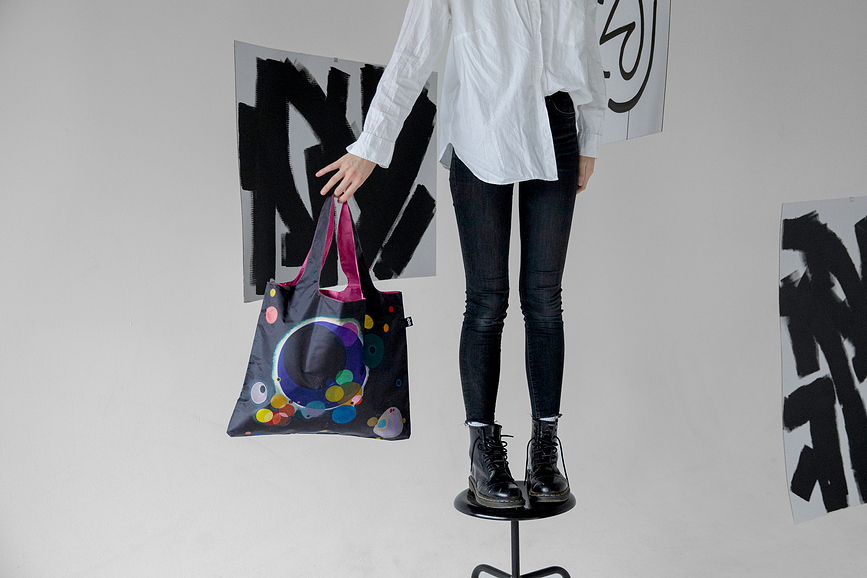 Bolsa reciclada LOQI Museum, diseño Vincent van Gogh Lirios