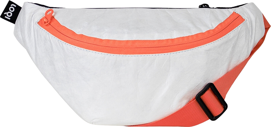 Bolsa de Tyvek Loqi Neon, blanco y naranja