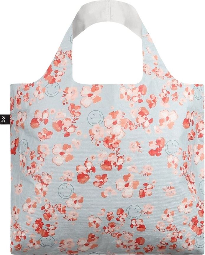 Bolsa de Tyvek LOQI Smiley, estampado floral