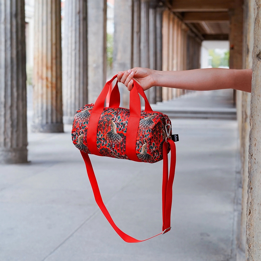 Bolsa de viaje LOQI Weekender Artist Decorative Art Peacock Power M
