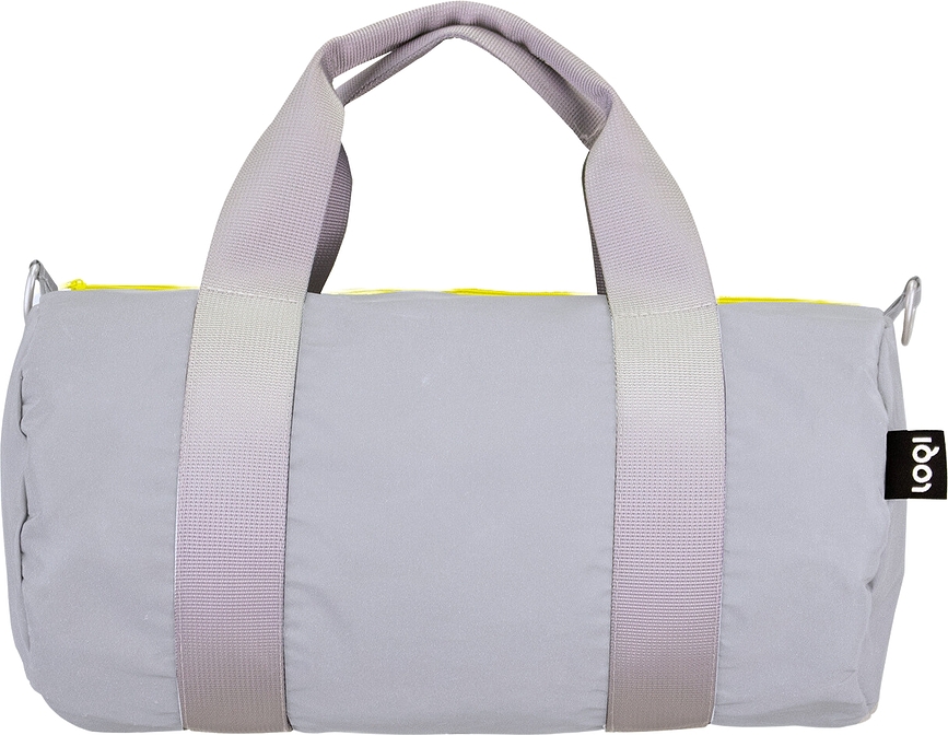 Bolsa de Viaje LOQI Weekender Neon mini, reflectante, naranja