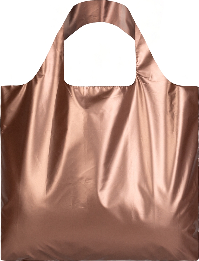 Bolsa Loqi Fashion Metallic, oro rosa