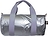 Bolsa mini LOQI Weekender Metallic, plateada