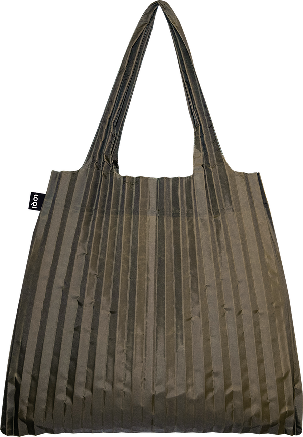 Bolsa plisada Loqi, oliva