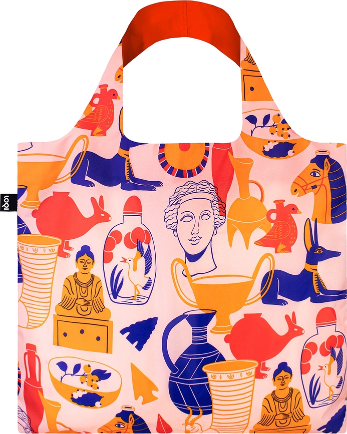 Bolsa reciclada LOQI Artist Kimberly Carpenter Ancient Artefacts