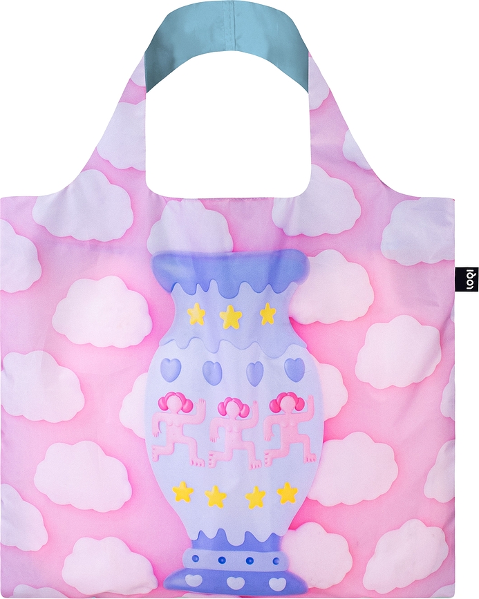 Bolsa reciclada LOQI Artist Loulou Joao The Vase