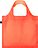Bolsa reciclada LOQI Artist Neon, naranja