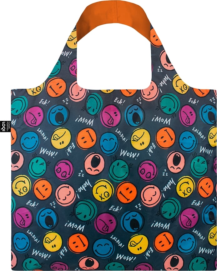 Bolsa reciclada LOQI Artist Smiley Boys and Girls