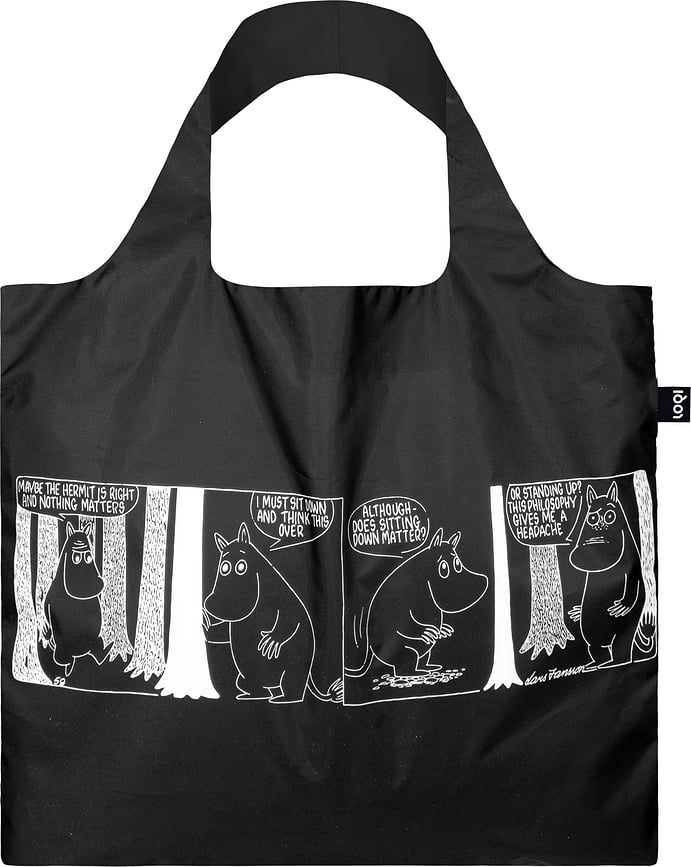 Bolsa de material reciclado LOQI Museum Moomin Family