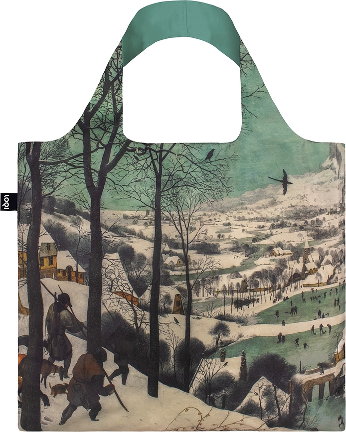 Bolsa reciclada LOQI Museum, Pieter Bruegel Cazadores en la Nieve
