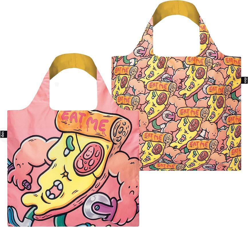 Bolsa LOQI Stephen Cheetham Cats, de material reciclado