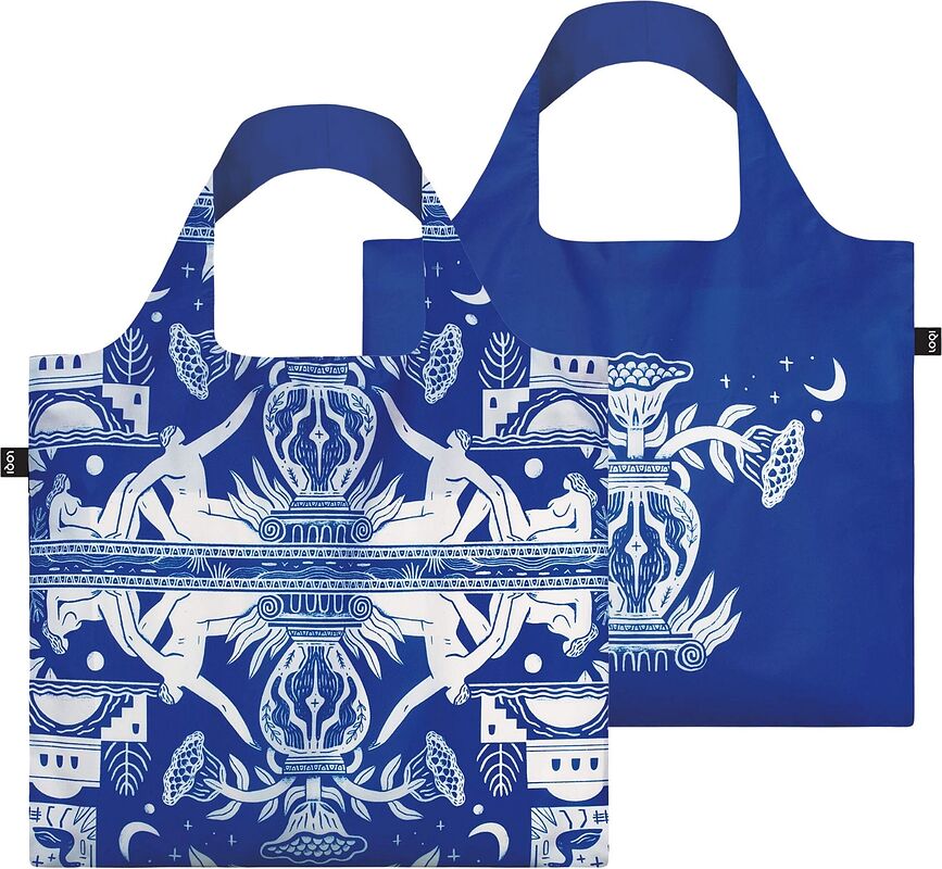 Bolsa LOQI Stephen Cheetham Cats, de material reciclado