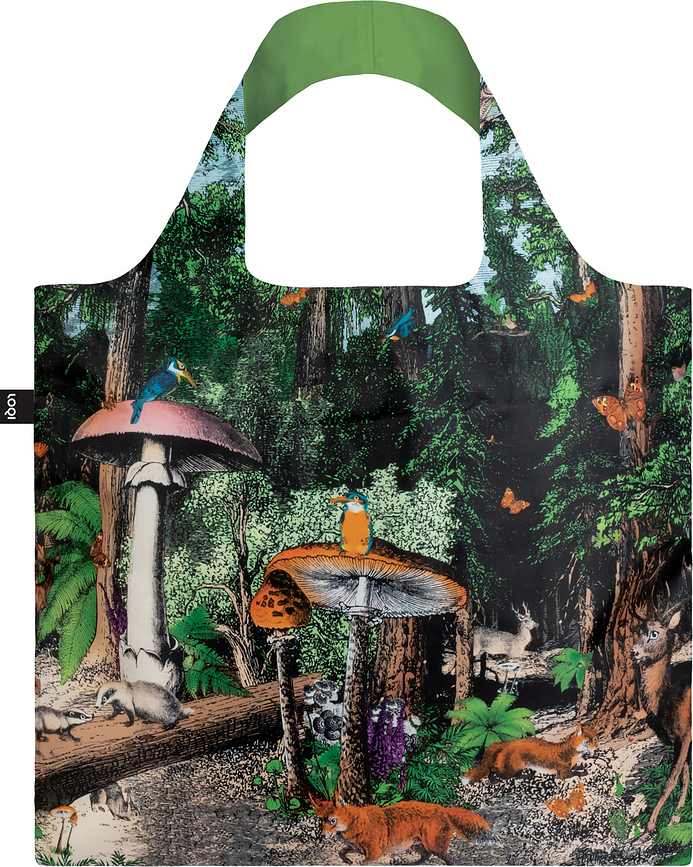 Bolsa reutilizable LOQI Kristjana S Williams Interiors Black Forest