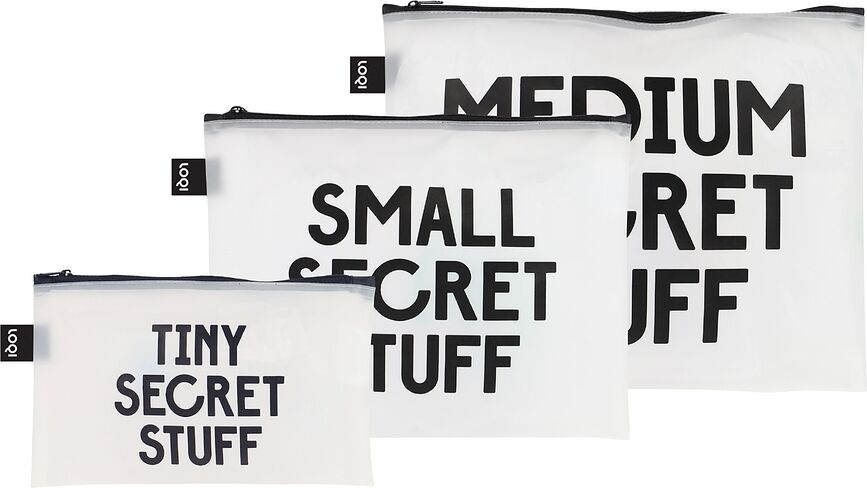 Bolsas transparentes Snask, 3 unidades