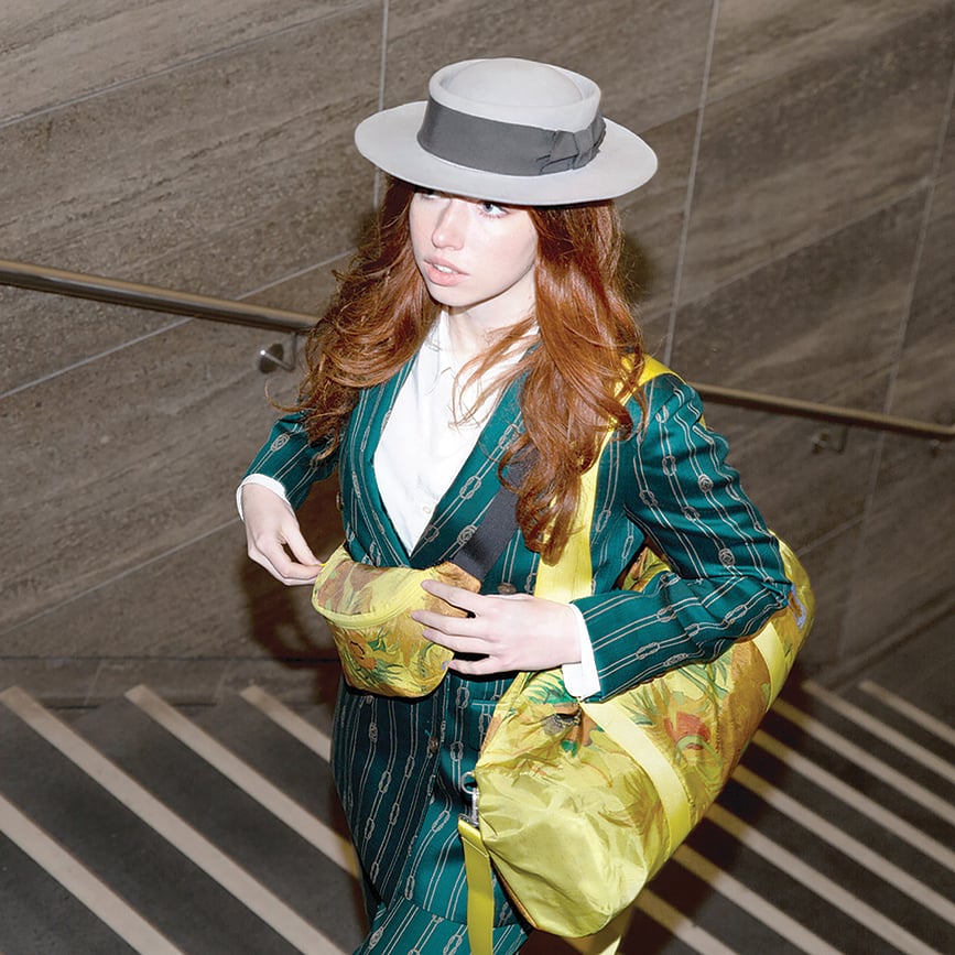 Estuche reciclado LOQI Museum Vincent Van Gogh, estampado Almendro en Flor