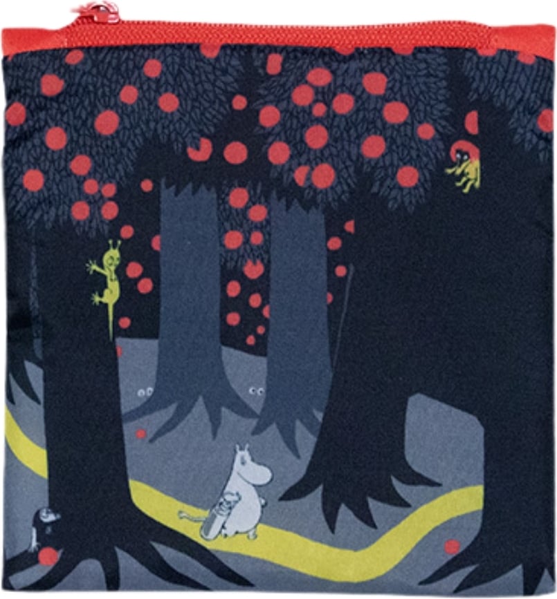 Bolso LOQI Artist Moomins 'Forest' azul reciclado