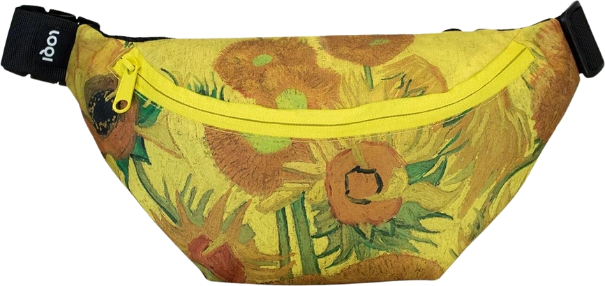 Estuche reciclado Loqi Museum, estampado Girasoles de Vincent van Gogh