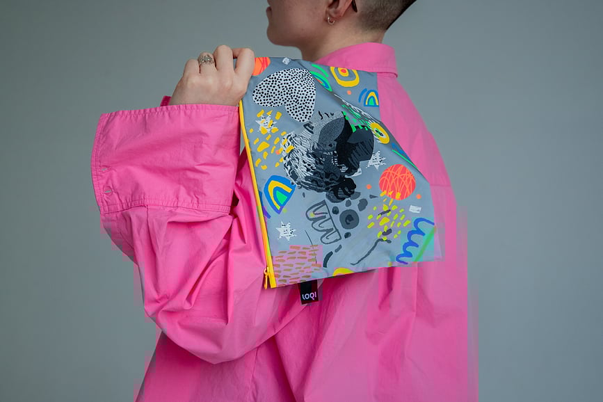 Estuches con cremallera reflectantes Artist Classic Art, 3 unidades