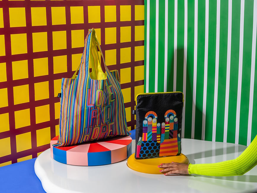 Funda para Portátil reciclada, LOQI Artist Pomme Chan Thai Floral