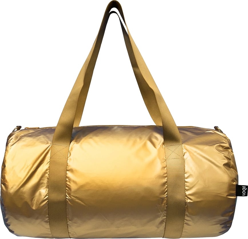 Krepšys LOQI Weekender Metallic, auksinis