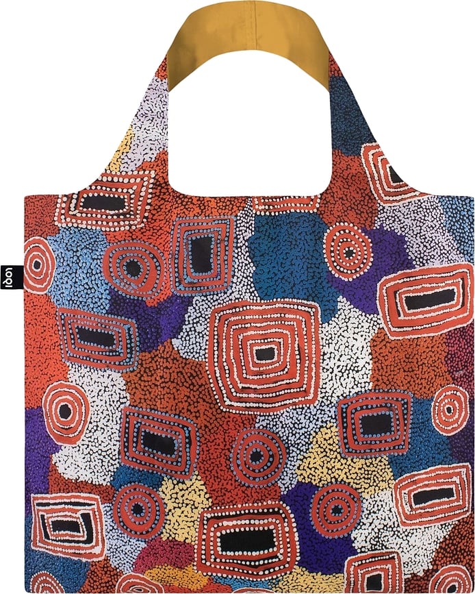 Loqi Artist Ada Nangala Dixon Water Dreaming Tasche recycelt