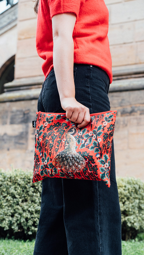 LOQI Artist Decorative Art Tapestry Toile de Jouy Peacock perdirbtos pakuotės, 3 vnt.