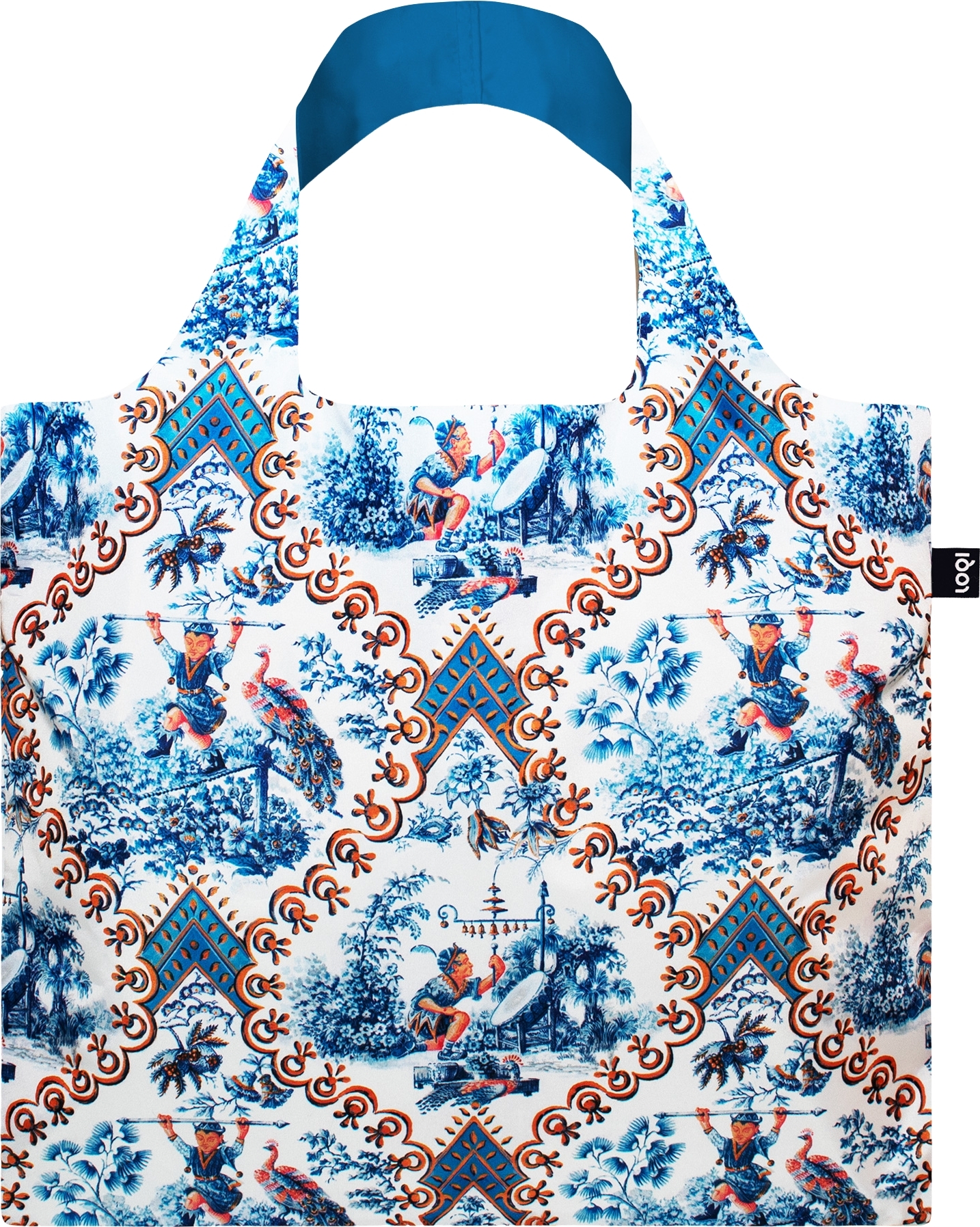 LOQI Artist Decorative Art Tasche Toile de Jouy Juggler aus recyceltem Material