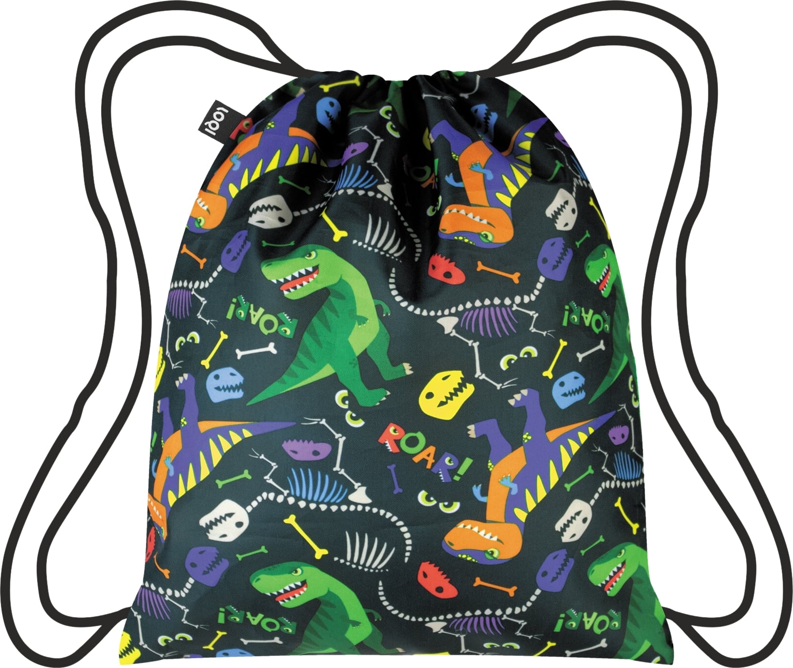 Loqi Artist Dinosaur Roar Rucksack mini recycelt