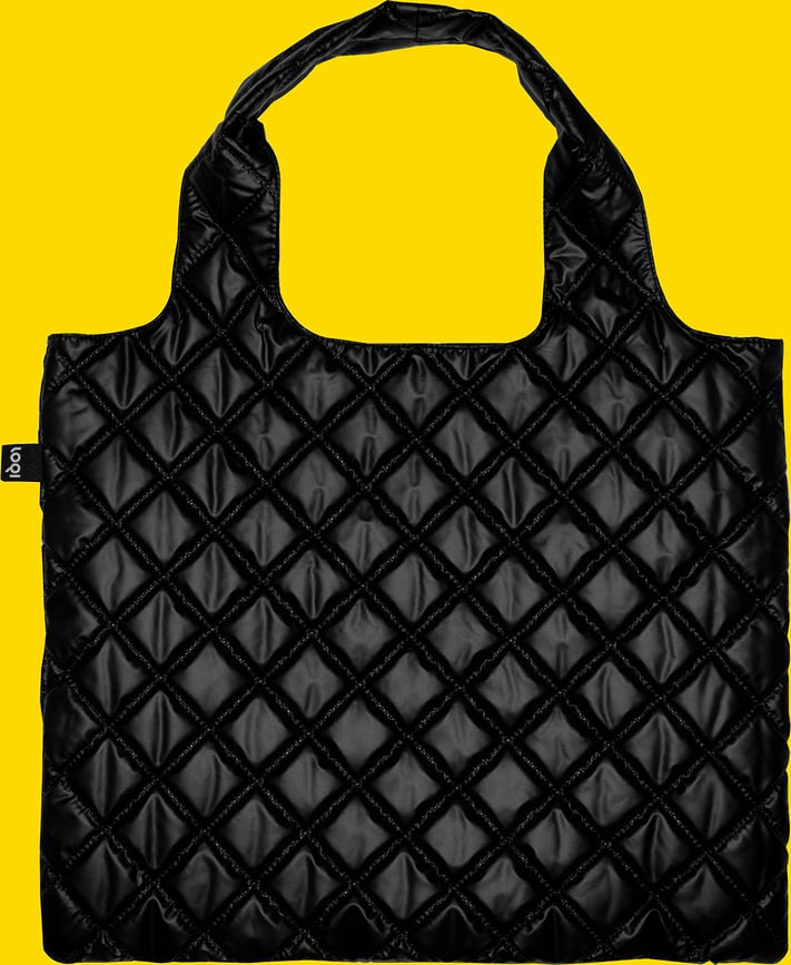 LOQI Artist Metallic Puffy Torba crna