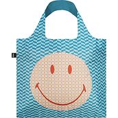 Loqi Artist Smiley Bag geometric pattern recycled