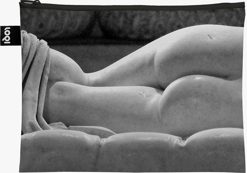LOQI Artist Statue Marble Bodies återvunna påsar, 3 st