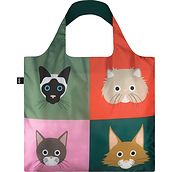 Loqi Artist Stephen Cheetham Cats Bag recycled