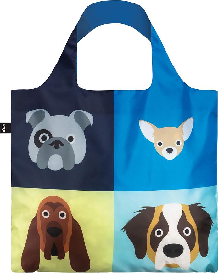 LOQI Artist Stephen Cheetham Dogs Torba, reciklirana