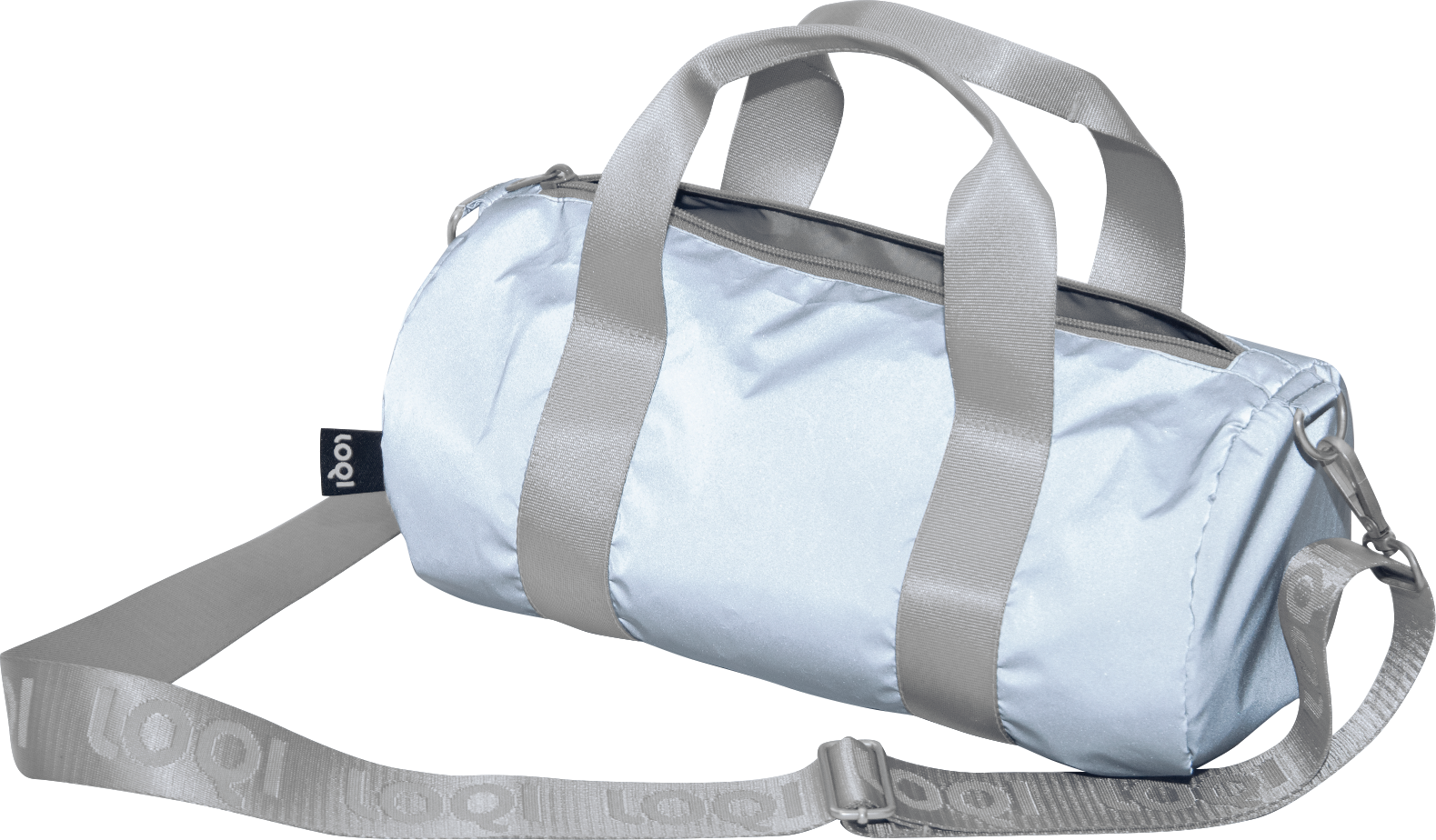 LOQI Artist Weekender Reflective M Tasche, silber