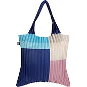 Loqi Bag pleated blue and pink