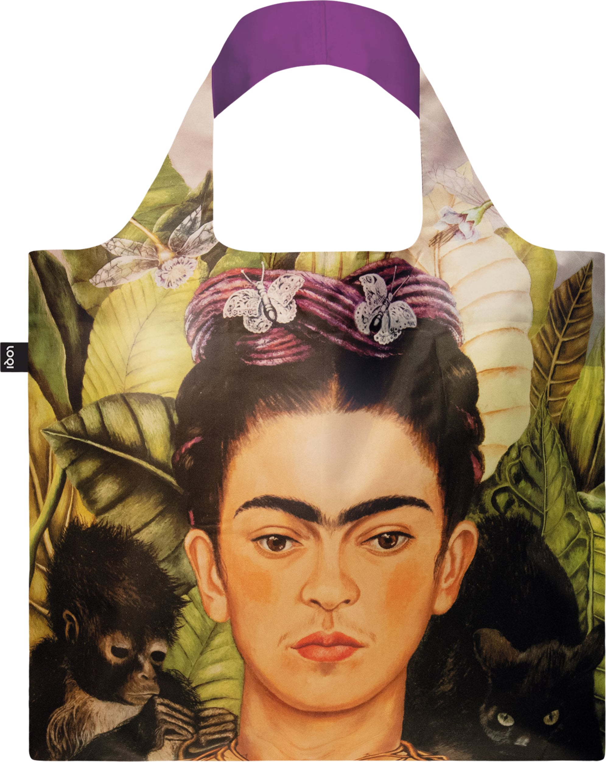 LOQI CiCLO Museum Frida Kahlo Self Portrait with Hummingbird Tasche