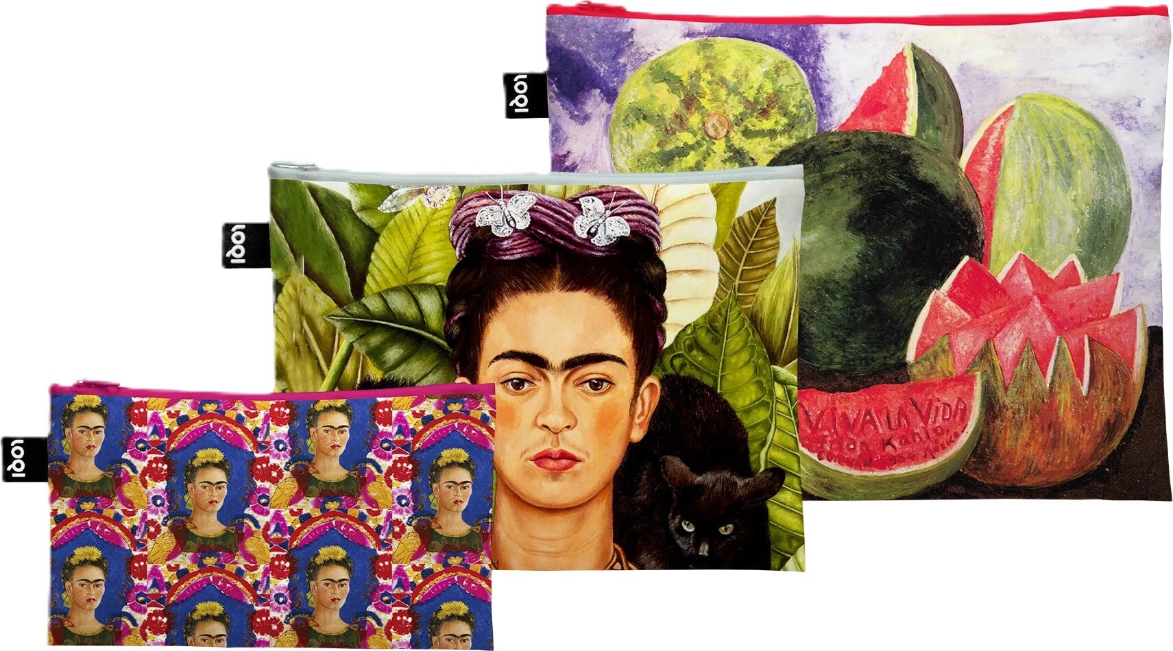 LOQI CiCLO Museum Frida Kahlo Viva la Vida, Self Portrait with Hummingbird, The Frame Taschen, 3 St.