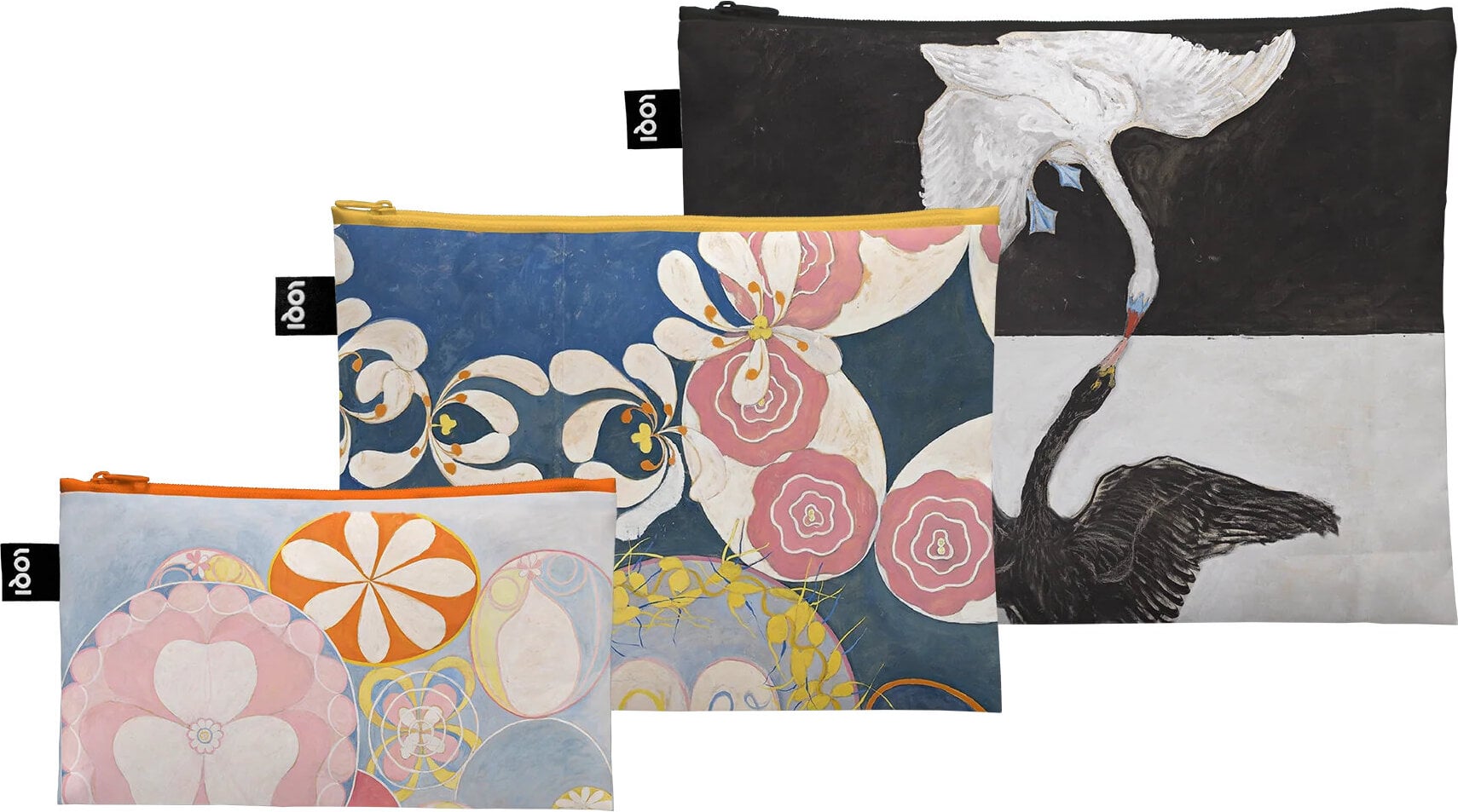 LOQI CiCLO Museum Hilma Af Klint The Swan, Childhood No. 1 & No. 2 Taschen, 3 St.