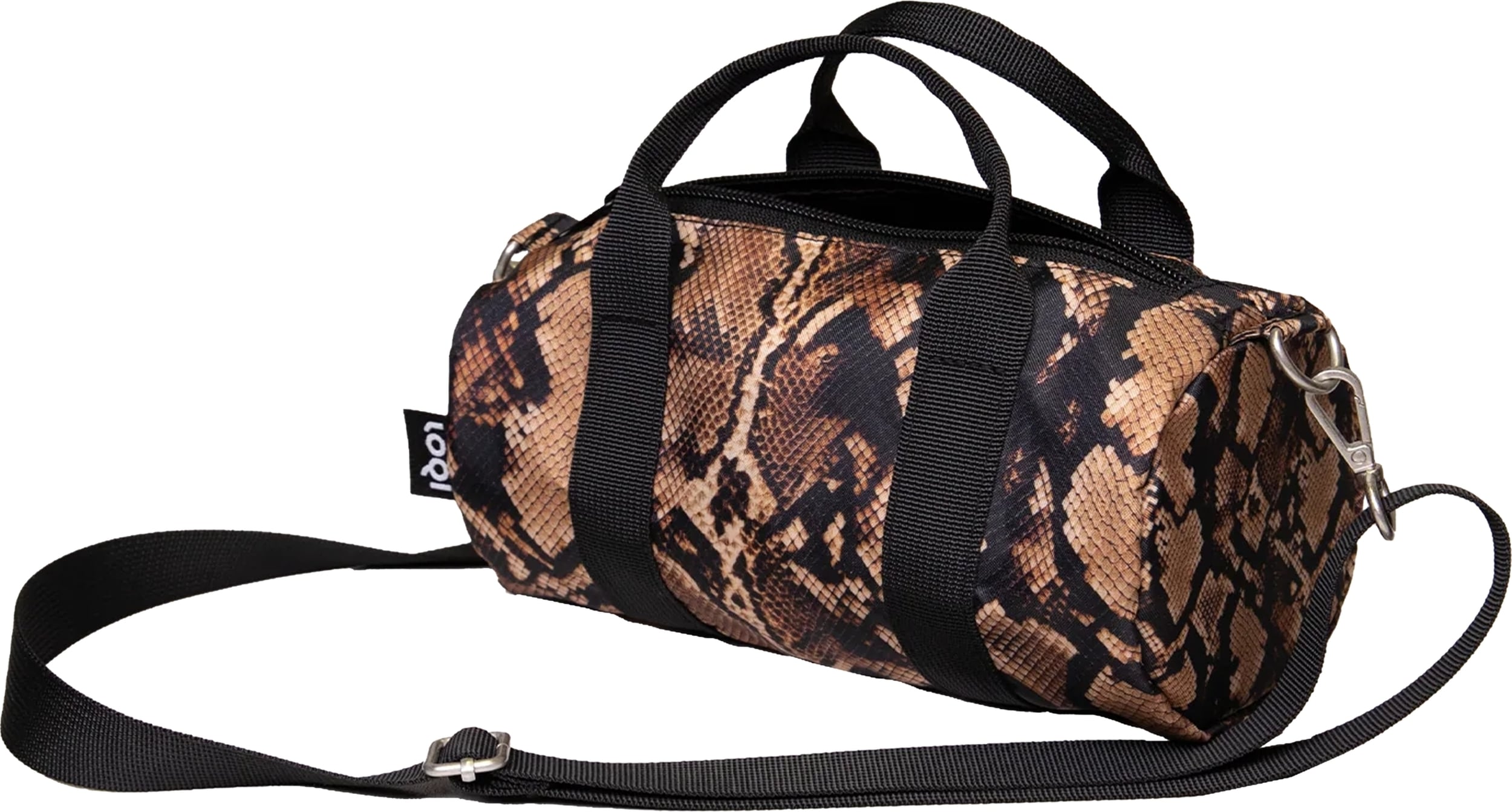 LOQI CiCLO Weekender Artist Snake Brown Tasche 20 cm