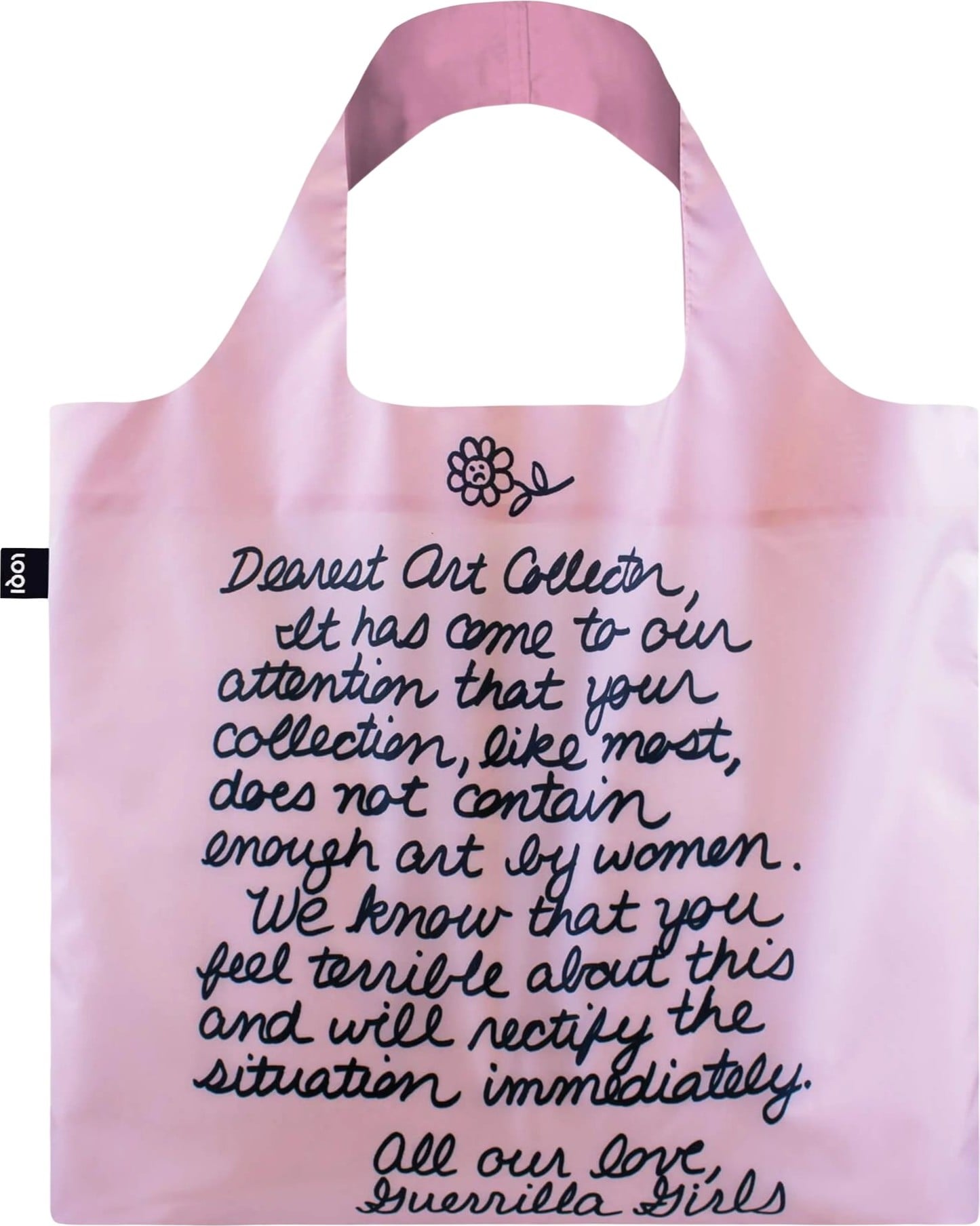 Loqi Guerrilla Girls Dearest Art Collector Tasche recycelt