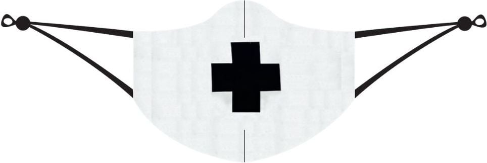 Loqi Kazimir Malevich Black Cross Schutzmaske
