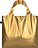 Loqi Metallic Tasche Matt Gold