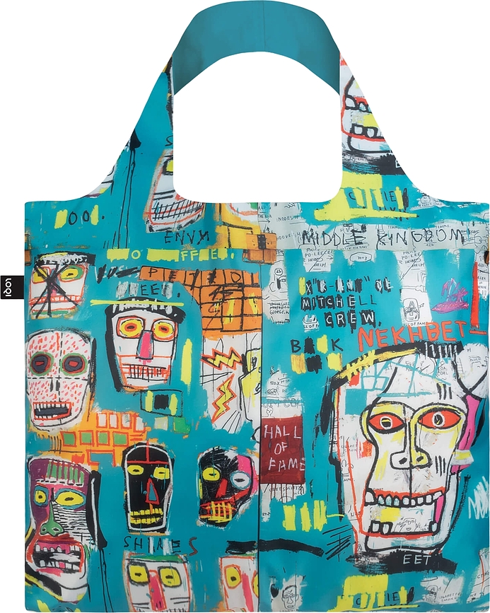 LOQI Museum Jean Michel Basquiat Skull genbrugstaske