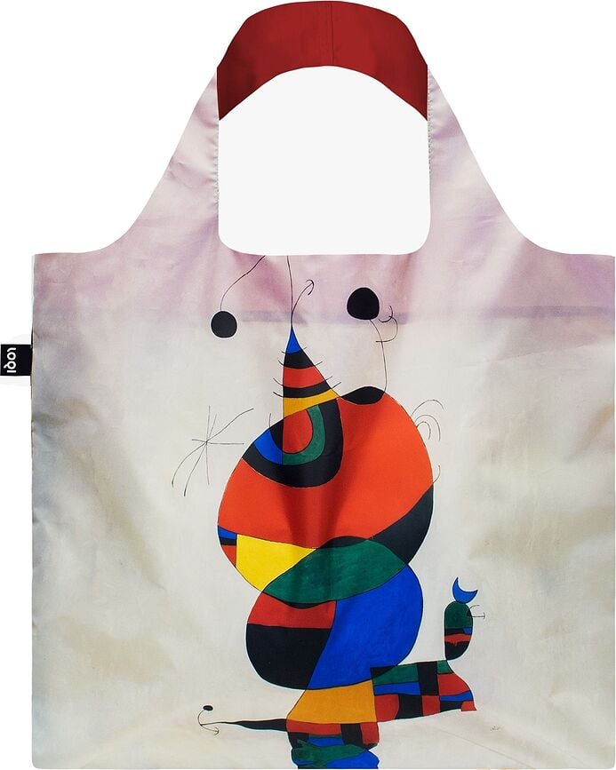 Loqi Museum Joan Miro Woman, Bird and Star Tasche recycelt