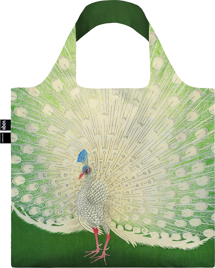 LOQI Museum Ohara Koson Peacock Sac, en matière recyclée