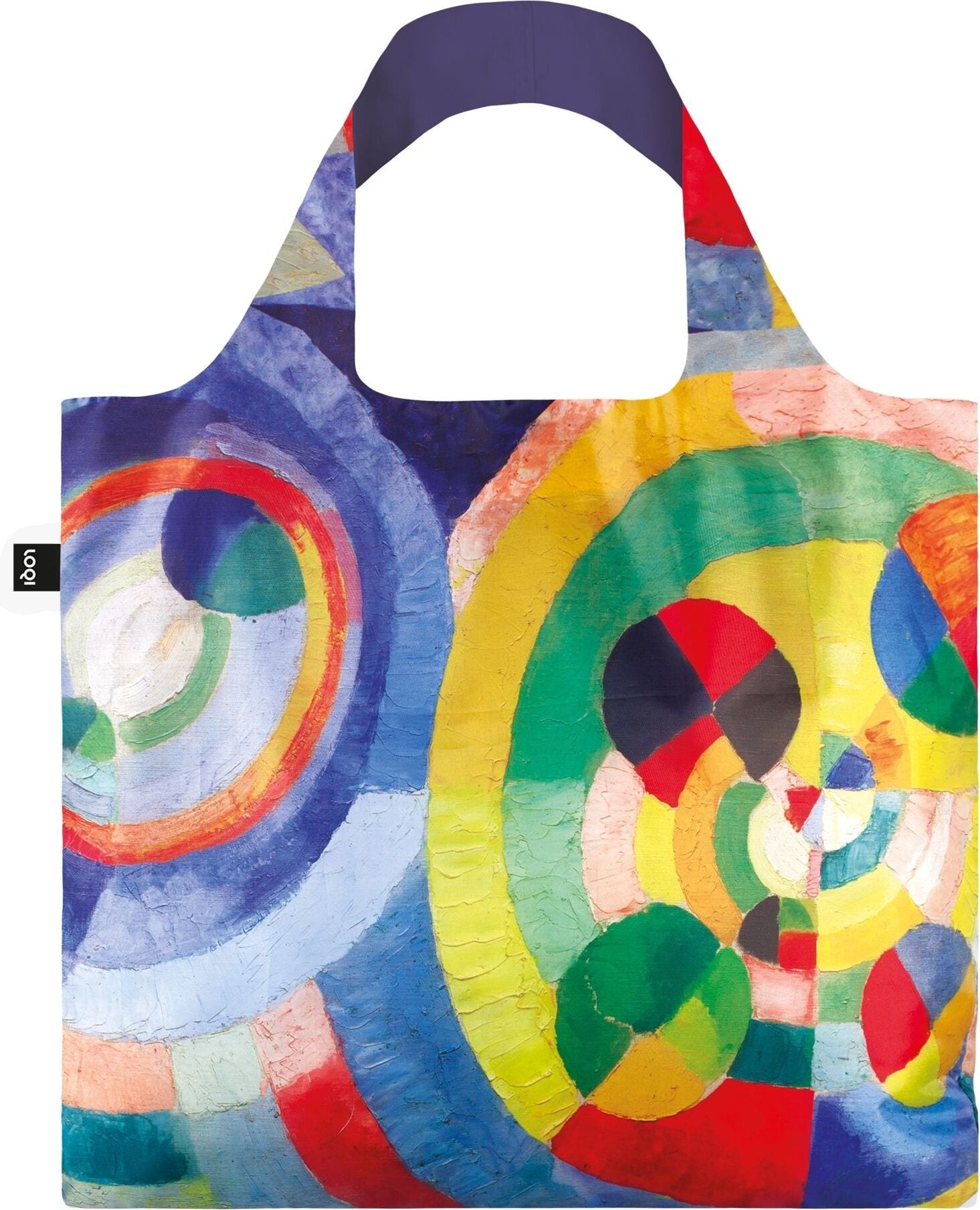 Loqi Museum Robert Delaunay Circular Forms Tasche recycelt